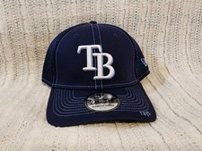 Tampa Bay Rays New Era Men's L/XL Stretch Fit Navy Blue 39THIRTY Flex Hat MLB