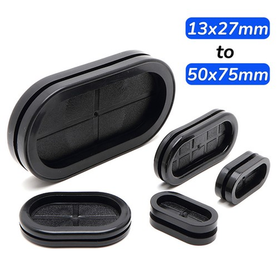#ad #ad Oval Blanking Rubber Grommet Firewall Blind Hole Plug Electrical Wiring Gasket $287.70