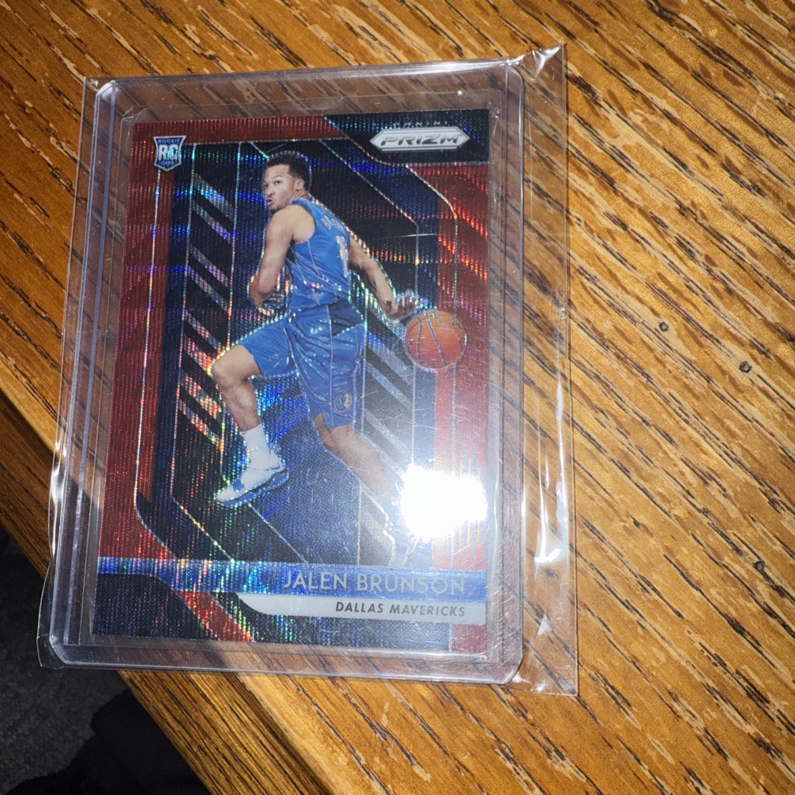2018-19 Panini Prizm - Jalen Brunson #250 Ruby Wave Prizm (RC)