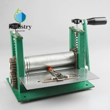 Small Electric Leather Drawing Machine Hand-cranking Leather Strip Machine