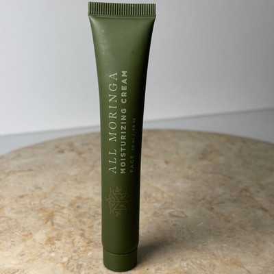 All Moringa Moisturizing Face Cream 20ml Green Tube Organic Jasmine Scent New