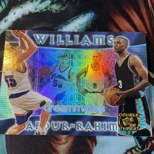 1998 Double Threat Dreammates Jason Williams Shareef Abdur-Rahim #DM9 Rookie