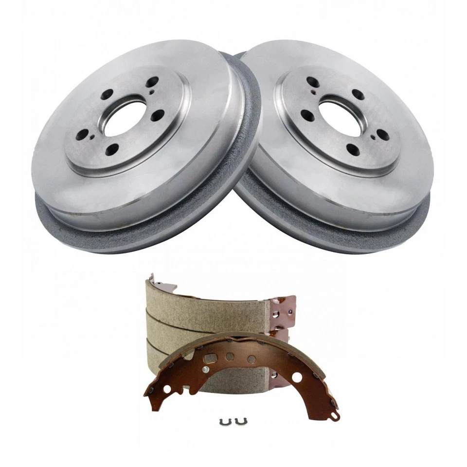 Kit de zapatas de freno trasero y tambores TRQ para Scion xD 2008-2014 Foto 2 de 4