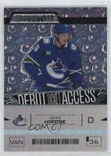 2023-24 Upper Deck Credentials Debut Ticket Access /999 Tier 1 Akito Hirose 0cv