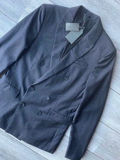 ALL SAINTS MEN'S CHARCOAL GREY "FORSYTH" BLAZER JACKET - 36 / SMALL - NEW & TAGS