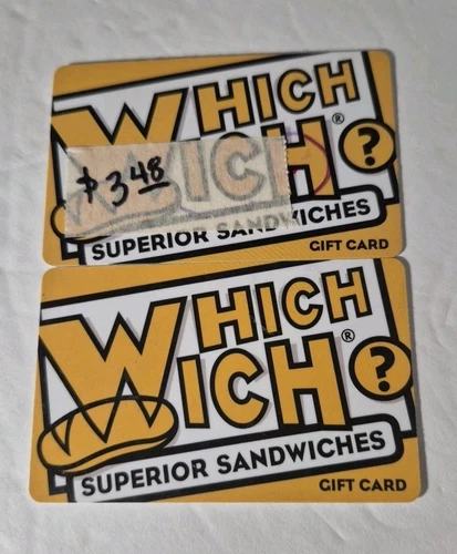 $28.48 Which Wich Gift Cards