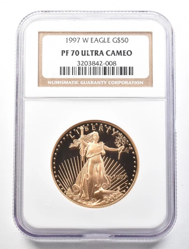 1997-W $50 American Gold Eagle 1 Oz Gold PF70 UCAM NGC