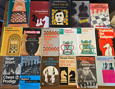 17 Chess Books Karpov Nigel Short Kasparov Rubinstein Job Lot