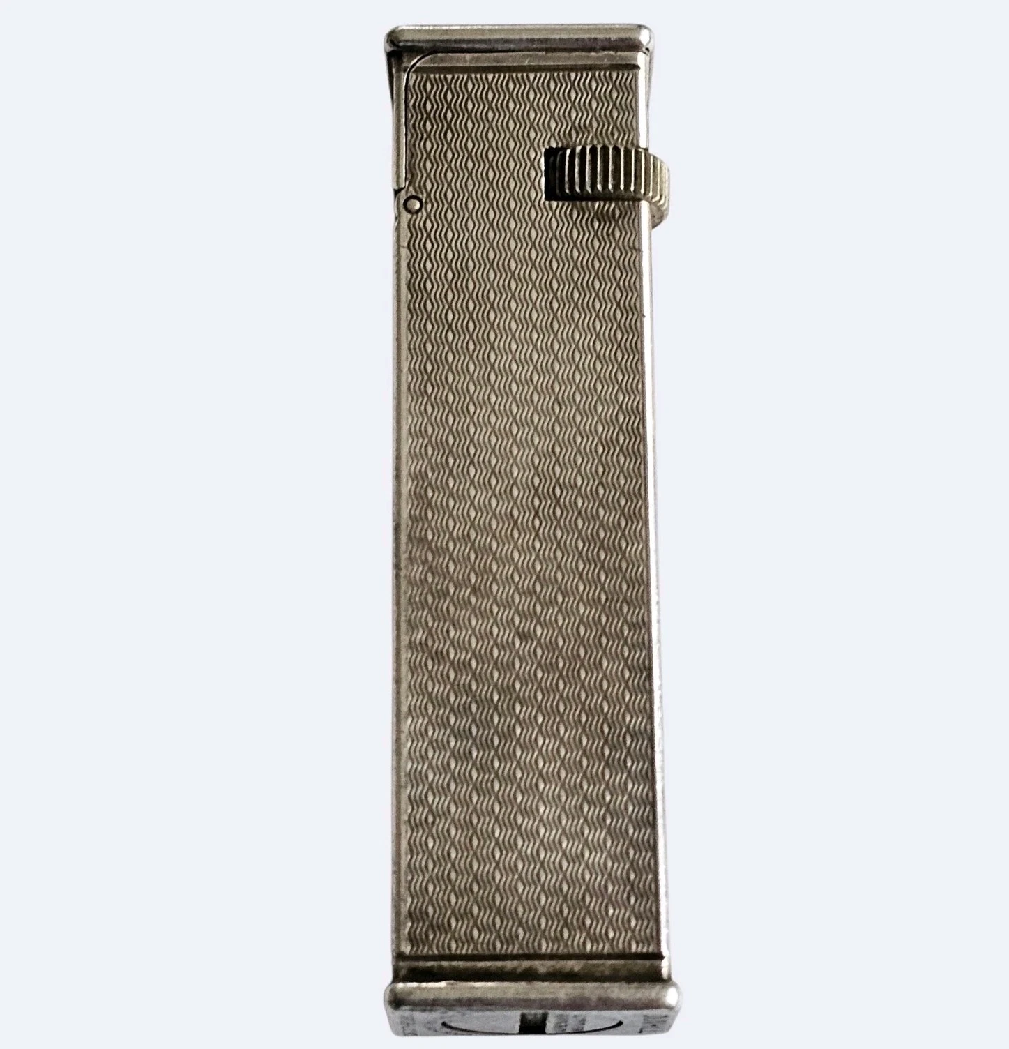 Cartier — Vintage Alfred Dunhill Tallboy Slim Silver Plated Lighter Cartier Licence