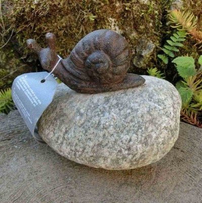 Garten Tiere Gusseisen Stein Unikat Gartendeko Dekoartikel Schnecke TT153