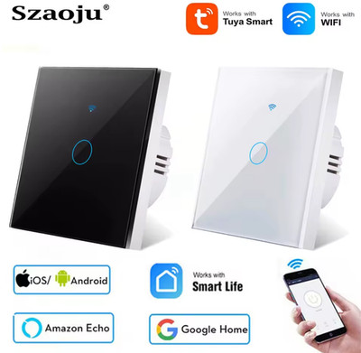 Tuya Smart Life Lichtschalter WiFi Touch Sensor Smart Switch App Fernbedienung
