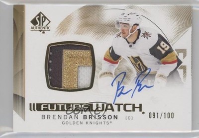 2024 SP Authentic Horizontal Material 91/100 Brendan Brisson Rookie Auto RC a8r