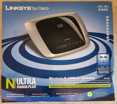 LinkSYS by Cisco N Ultra Range Plus Wireless N ADSL2+ Gateway WAG160N
