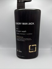 Every Man Jack All Over Wash 3 In 1 Sandalwood Scent 32 Fl Oz.