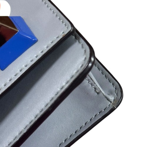 FENDI Portemonnaie Kette 8M0346 Lederkette Regenbogen Nieten gebraucht - Bild 8 von 12