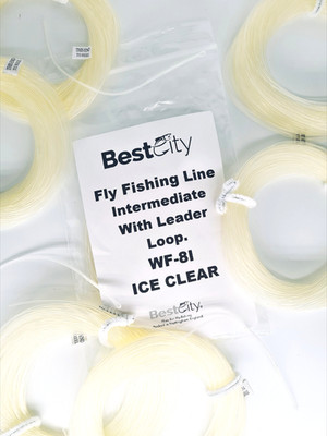 Fliegenfischen Premier Quality INTERMEDIATE Schnur WF8 ''ICE CLEAR''