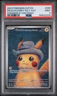 2023 POKEMON SVP EN-SV BLACK STAR PROMO #085 PIKACHU WITH GREY FELT HAT PSA 9
