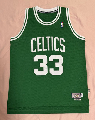 adidas Hardwood Classics Boston Celtics Larry Bird #33 Trikot Herren M grün/weiß