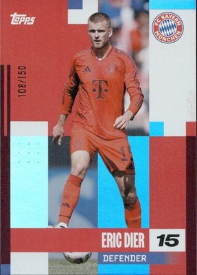Eric Dier - 2025 Topps FC Bayern München Team Set - Numbered /150