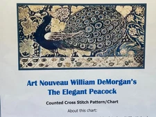 ORENCO ORIGINALS Counted Cross Stitch Chart - THE ELEGANT PEACOCK