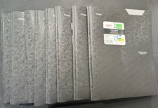 Lot Of 8 Mead Five Star 2 Pocket Prong Folders Black. NEW