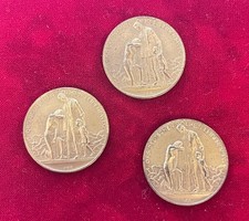 Deutsches Reich, 3 Original-Medaillen zur Erinnerung an die Inflation 1923