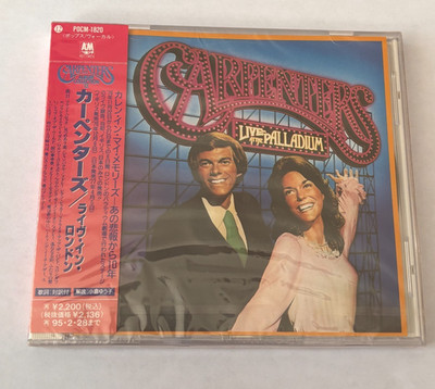 CARPENTERS BRAND NEW LIVE AT THE PALLADIUM made in Japan CD OOP Rare