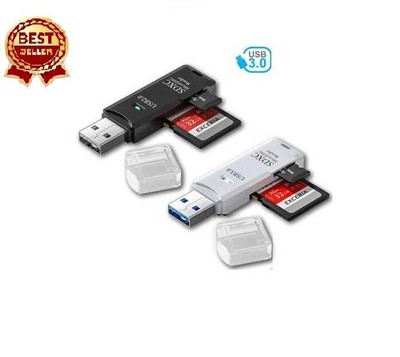 USB 3.0 Kartenleser Kartenlesegerät Adapter Stick Micro SD XC TF Card Reader PC