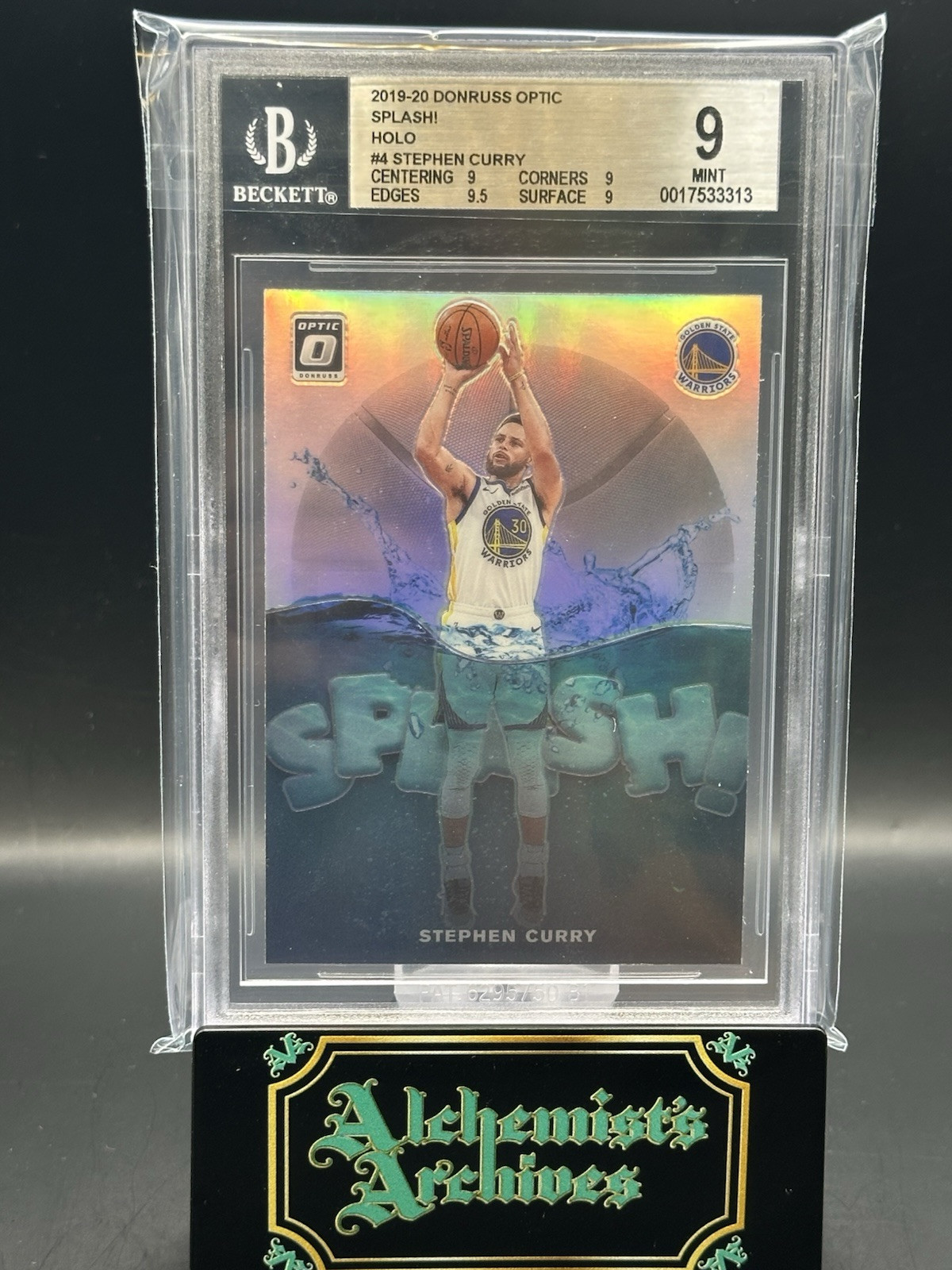 2019-20 Panini Donruss Optic - Splash! Holo Prizm #4 Stephen Curry