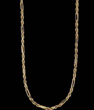  14K gold Milano rope chain necklace