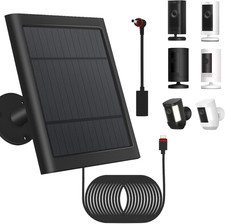 1 Pack - Solar Panel for Ring Security Camera Spotlight Cam Plus/Pro Battery St