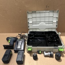 Festool TDK 12 Compact Cordless Drill Set, Two batteries and Charger