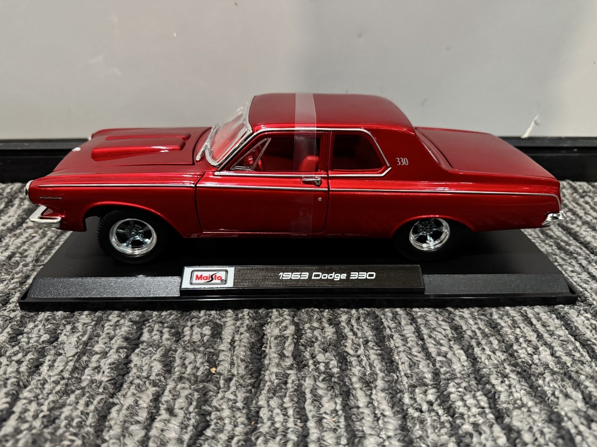 Maisto 1:18 Diecast Special Edition 1963 Dodge 330 RED NEW | eBay