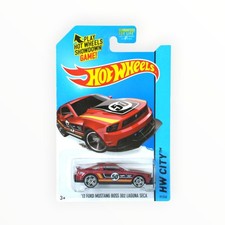 Hot Wheels 12 Ford Mustang Boss 302 Laguna Seca 91250 - Red - 2014 Mainline A
