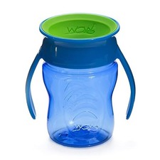 Easy Transitioning Natural Flow Spoutless 360 Baby  Toddler Trainer Sippy Cup