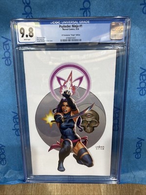 Psylocke: Ninja #1  217 Exclusives Joseph Michael Linsner Virgin Edition CGC 9.8
