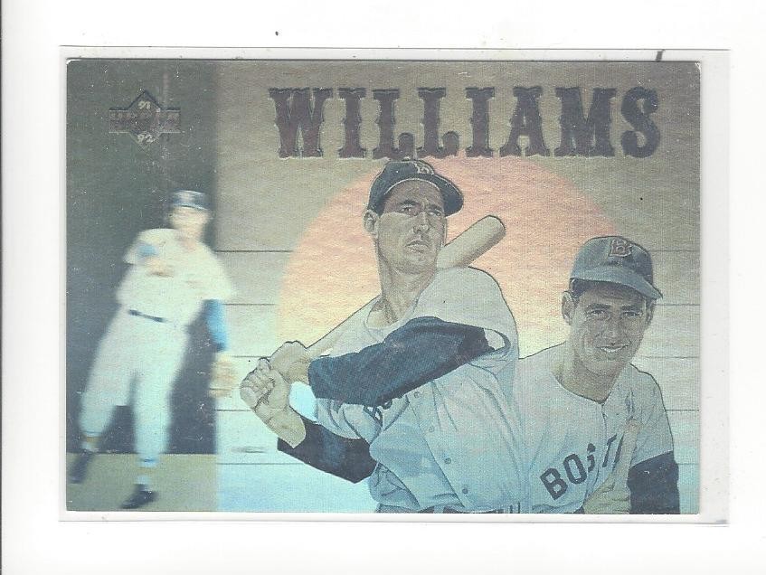 1992 Upper Deck Heroes of Baseball Hologram #HH2 Ted Williams Red Sox