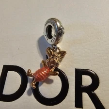 PANDORA PIGLET DANGLE CHARM #338
