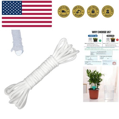 15ft Self-Watering Capillary Wick Cord Vacation Plant Sitter DIY Hydroponic W...