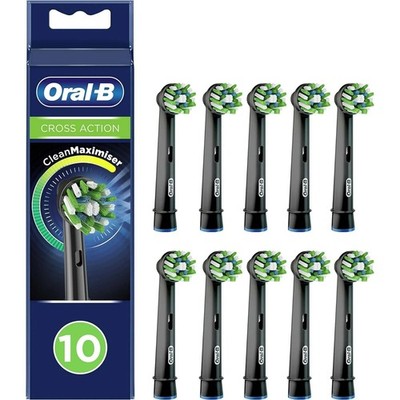 Oral-B Cross Action Electric Toothbrush Replacement Brush Head Refill -10 count