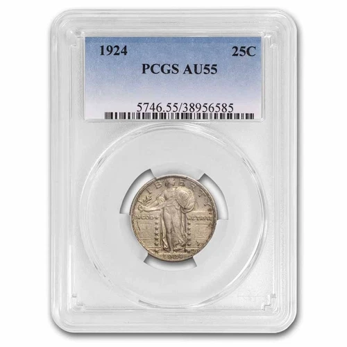 1924 Standing Liberty Quarter AU-55 PCGS
