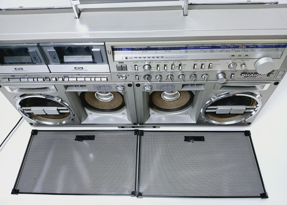 Sharp GF-777 Z Boombox 🌈 RARE 🌈 Cassette Ghetto-Blaster 👌 - For