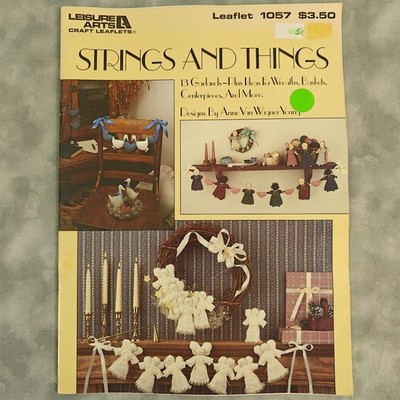 Leisure Arts Strings & Things Leaflet 1057 (1986) 13 Garland Patterns