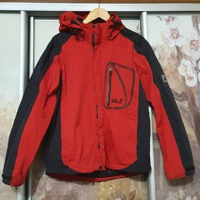Men Jack Wolfskin Jacket Red 42