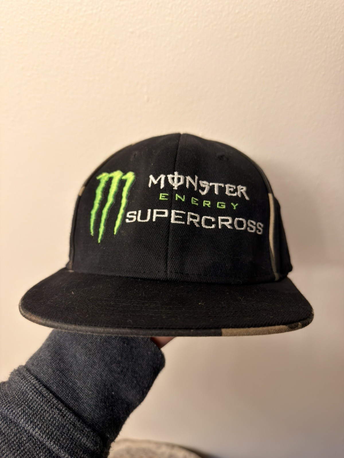 Monster Energy Men's Embroidered Adjustable snap back