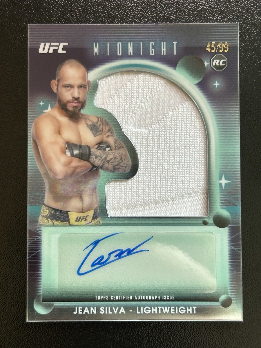 2025 Topps UFC Midnight JEAN SILVA Rookie RC AUTO Relic Patch