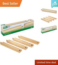 Creative Play with World 33341 Wooden Train Tracks  Expandable  Eco-Friendly