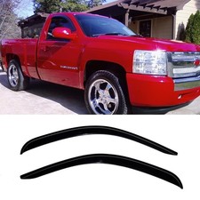 Side Window Visor Wind Vent Deflector, 2pcs Out-Channel Tape-On Nice Rain Gua...