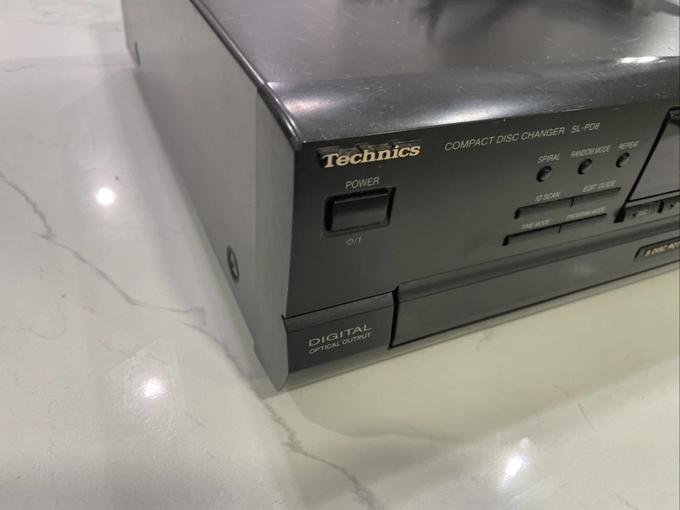 🎵 Technics SL-PD8 5 Disc CD Changer Player With Remote TESTED WORKING 🎵 - Image 2 of 4