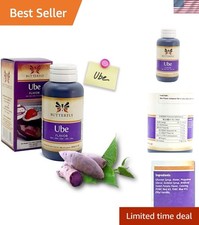 Butterfly Purple Yam Extract 2 Oz with Colorful Mini Magnet - A Culinary Gem